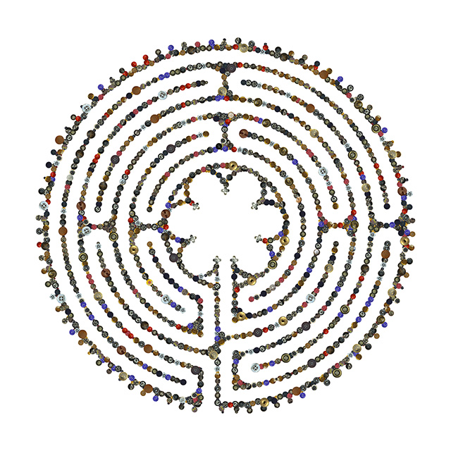 The print 'Labyrinth for Lockdown'